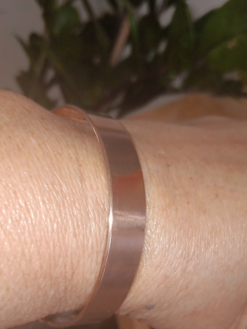 Copper with Magets Cuff Bracelet